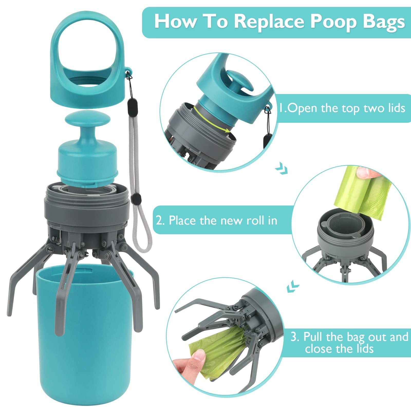 Portable Dog Poop Scooper