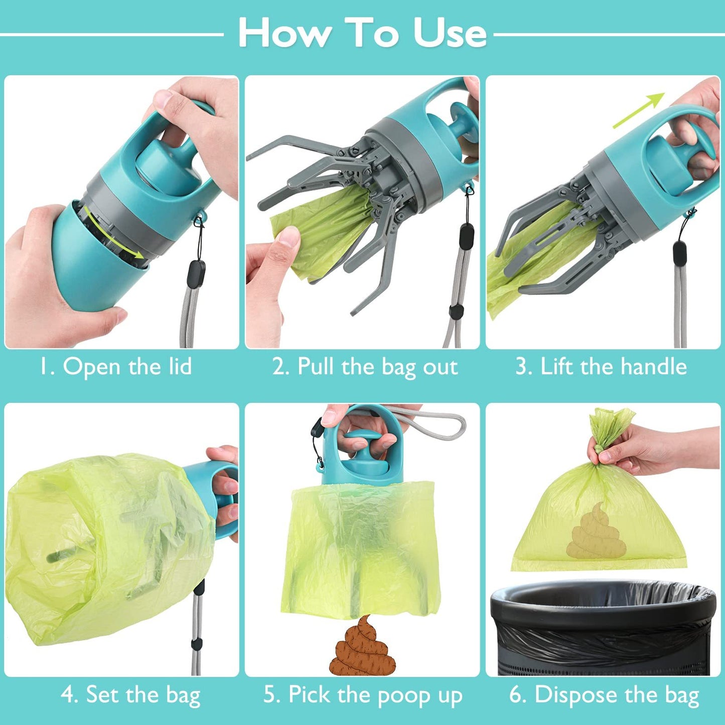 Portable Dog Poop Scooper