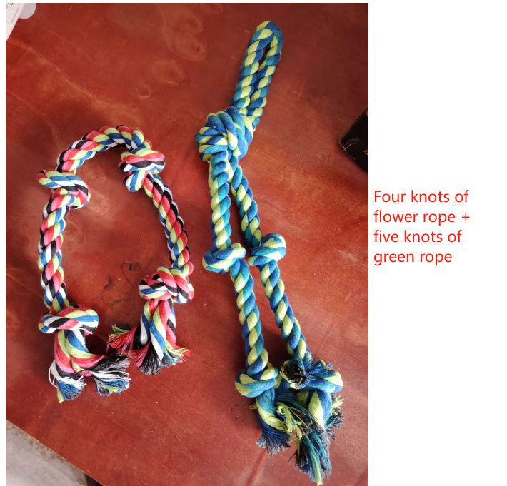 Heavy-Duty Rope Knot Dog Toys